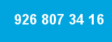 926 807 34 16